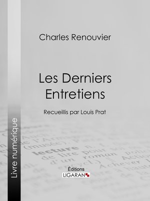 cover image of Les Derniers Entretiens